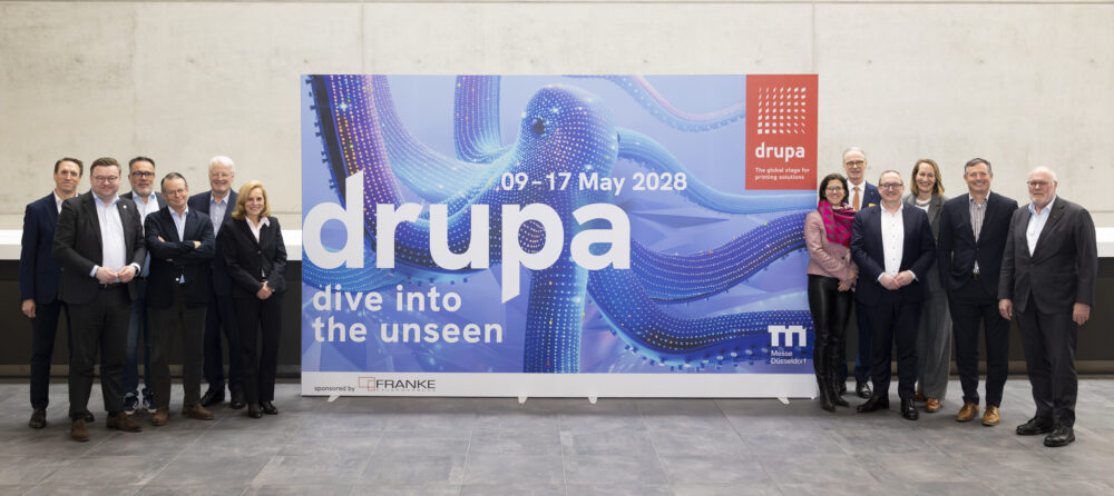 New brand identity of drupa 2028 revealed as a catalyst for networked printing solutions