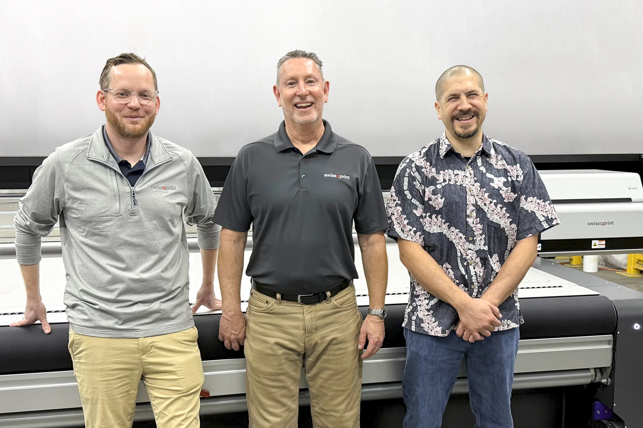 California’s Lithographix installs three swissQprint flatbed printers in a single move