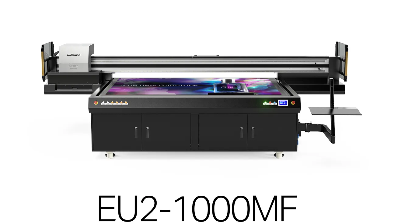 Roland DG launches EU2-1000MF direct-to-board UV flatbed printer