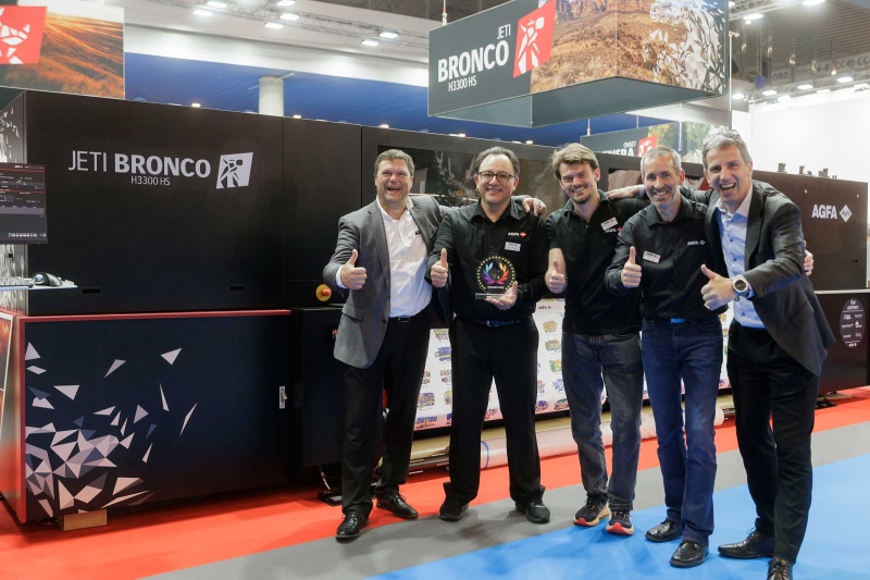 Agfa’s Jeti Bronco H3300 HS wins top honors at EDP Awards 2026