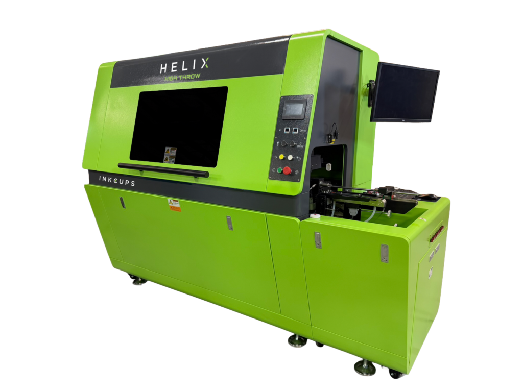 Inkcups launches new Helix High Throw UV cylindrical printer