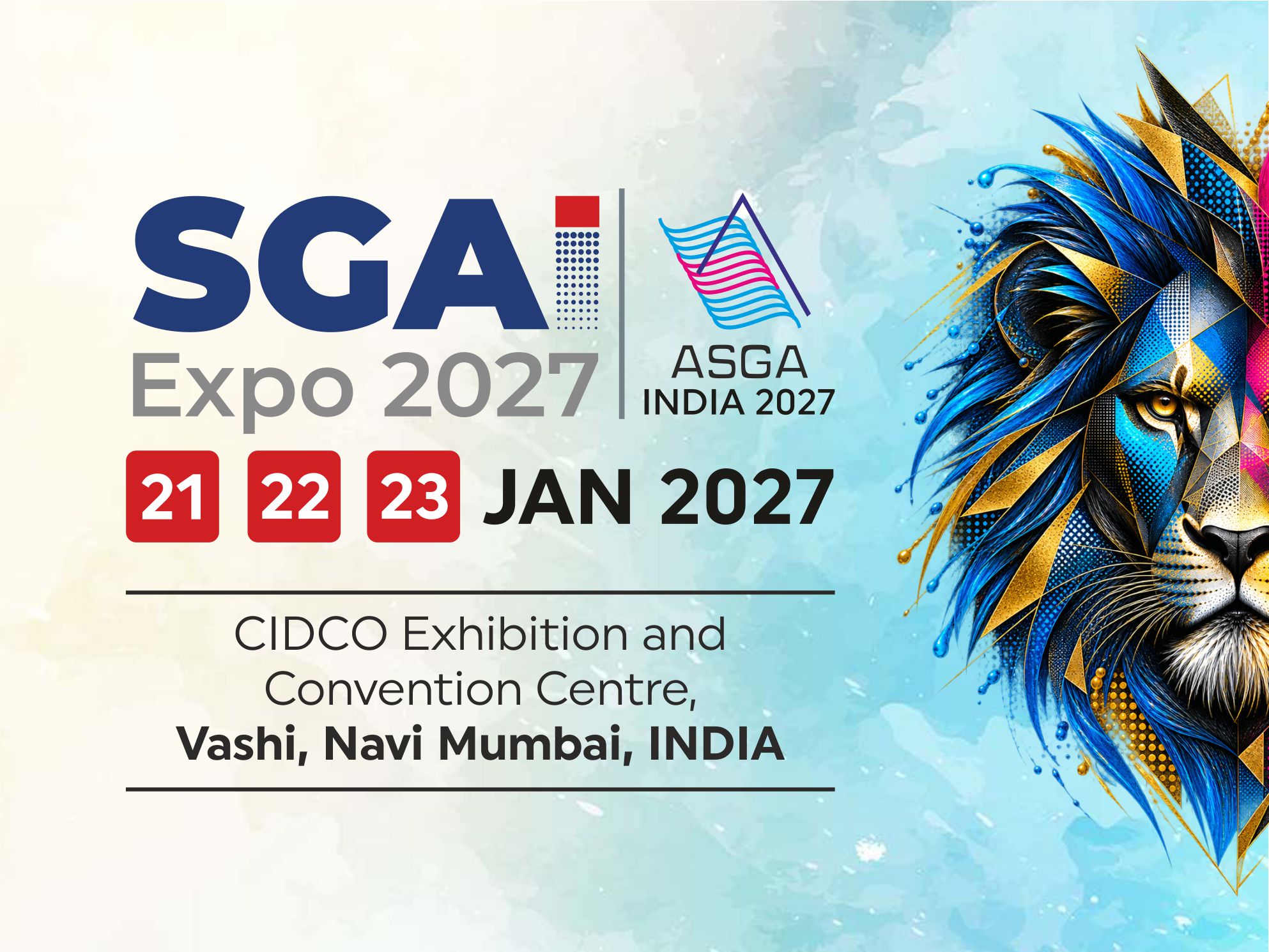 SGAI Expo 2027 Expo/ASGA India Expo to make its debut in Navi Mumbai in January