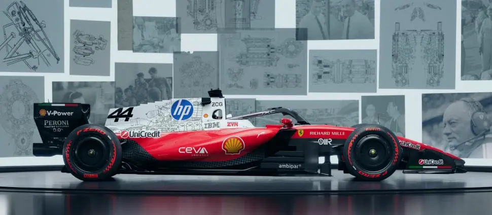 HP Latex technology brings Ferrari’s vision into reality for Austin GP livery     